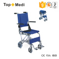 Silla de ruedas manual de aluminio plegable Topmedi Air Plane Transit